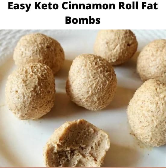 Easy Keto Cinnamon Roll Fat Bombs