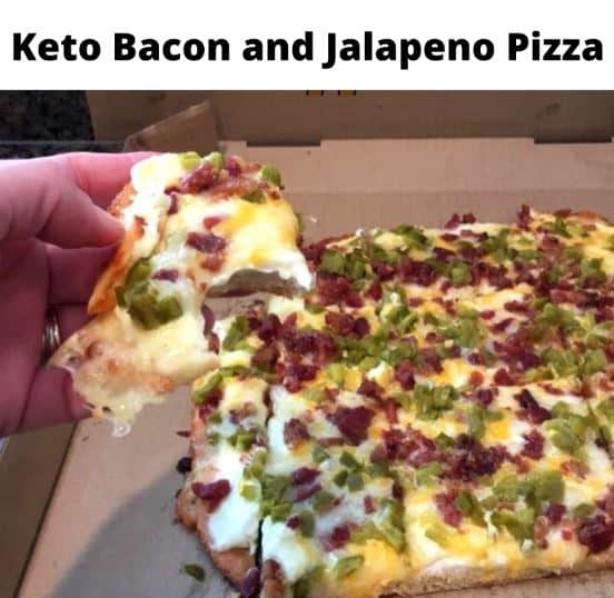 Keto Bacon And Jalapeno Pizza