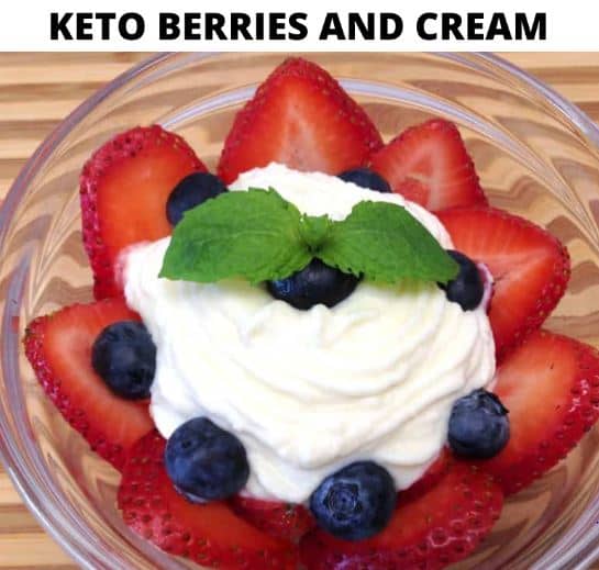 Keto Berries And Cream