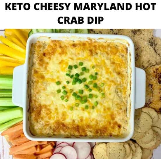 Keto Cheesy Maryland Hot Crab Dip