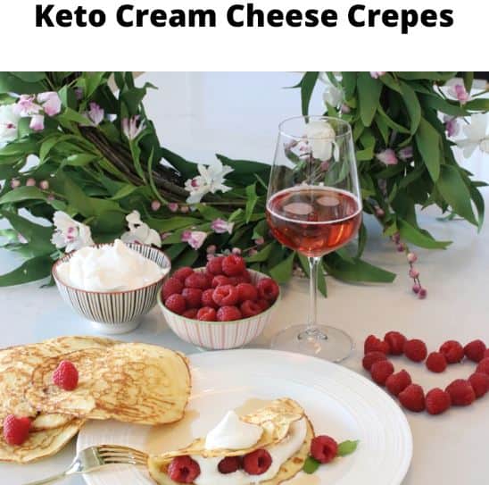 Keto Cream Cheese Crepes