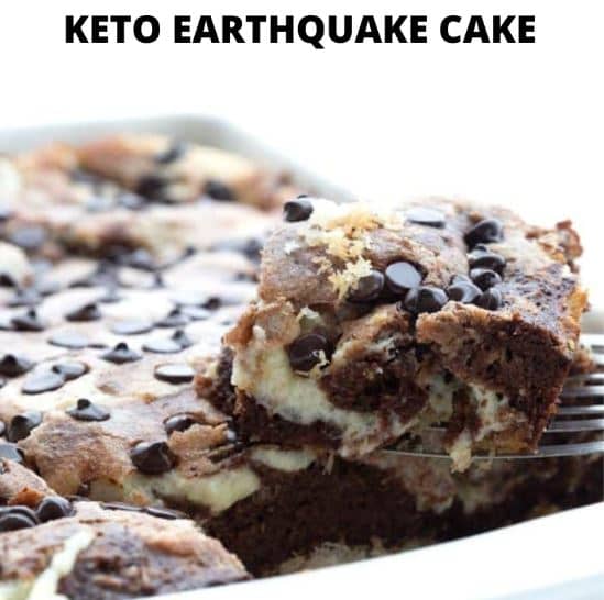 Keto Earthquake Cake
