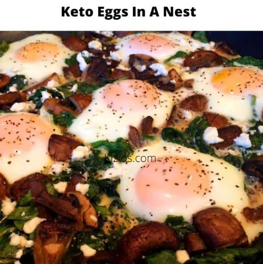 Keto Eggs In A Nest