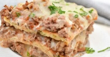 Deep Dish Keto Meat Lasagna