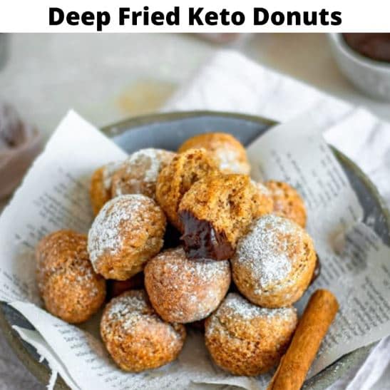 Deep Fried Keto Donuts