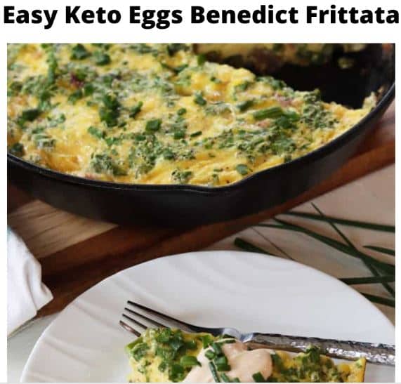 Easy Keto Eggs Benedict Frittata