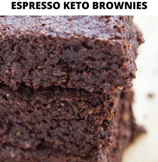 Espresso Keto Brownies