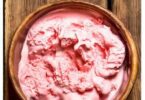 Keto Raspberry Frosty Ice Cream