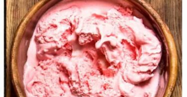 Keto Raspberry Frosty Ice Cream