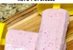 Strawberry Coconut Cream Keto Popsicles