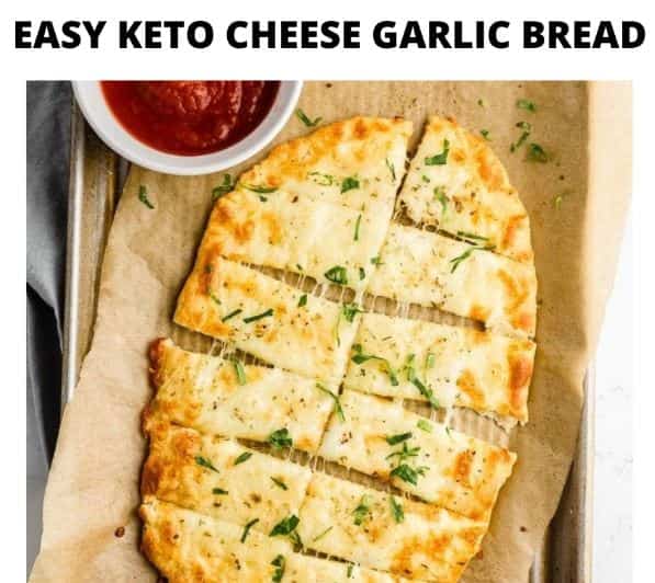 Easy Keto Cheese Garlic Bread