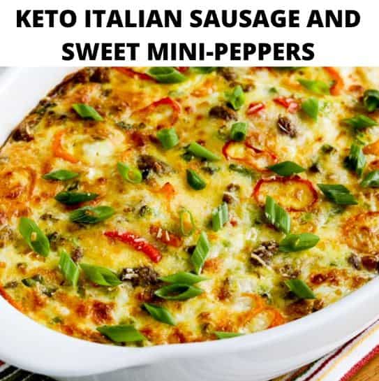 Keto Italian Sausage AndSweet Mini-Peppers