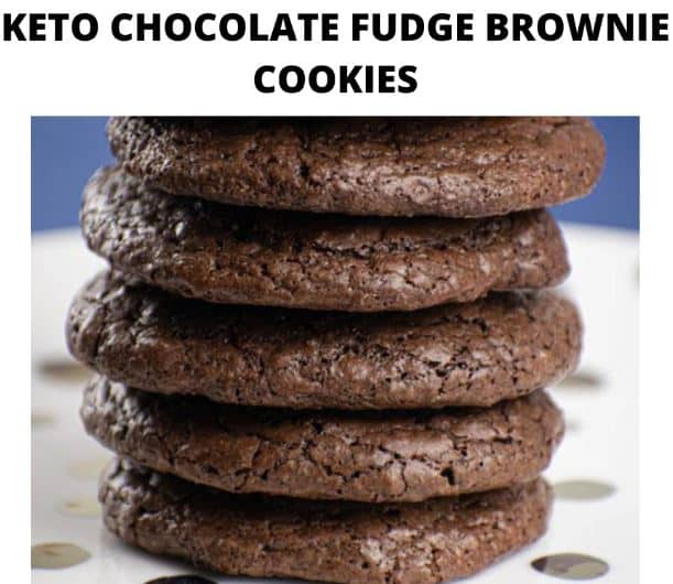 Keto Chocolate Fudge Brownie Cookies