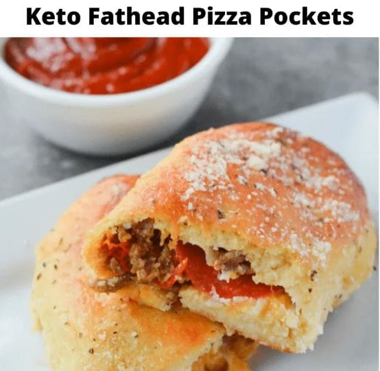 Keto Fathead Pizza Pockets