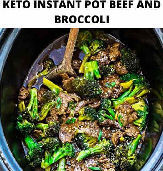 Keto Instant Pot Beef And Broccoli