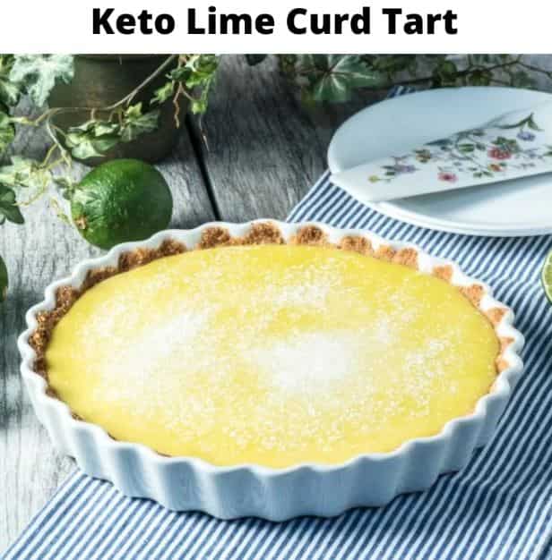 Keto Lime Curd Tart