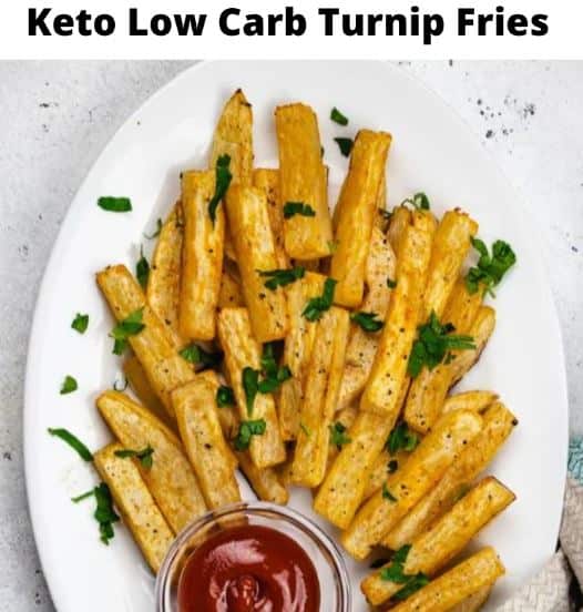 Keto Low Carb Turnip Fries