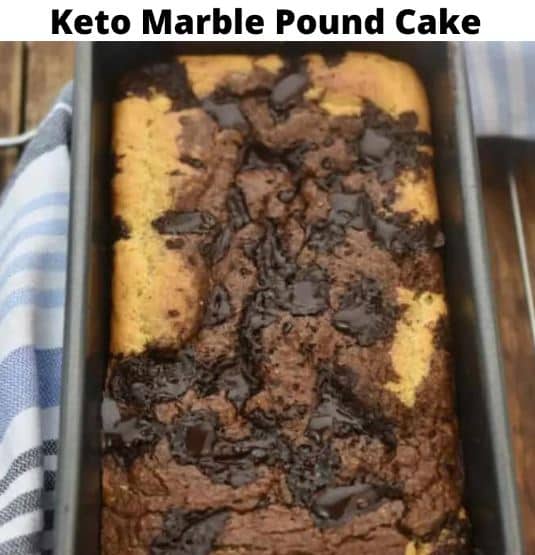 Keto Marble Pound Cake