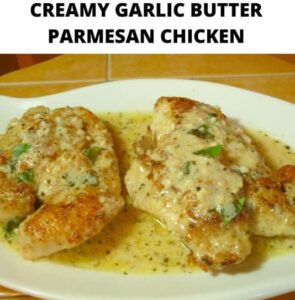 CREAMY GARLIC BUTTER PARMESAN CHICKEN - Keto Recipes