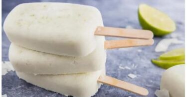 Dairy Free Keto Coconut Lime Popsicles
