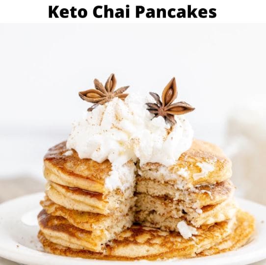 Keto Chai Pancakes
