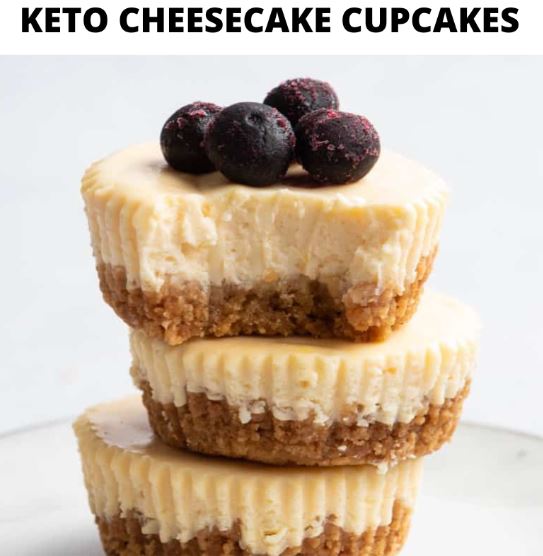 Keto Cheesecake Cupcakes