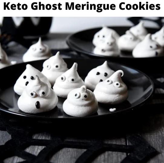 Keto Ghost Meringue Cookies