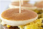 Keto PancakesSausage & Egg Sliders