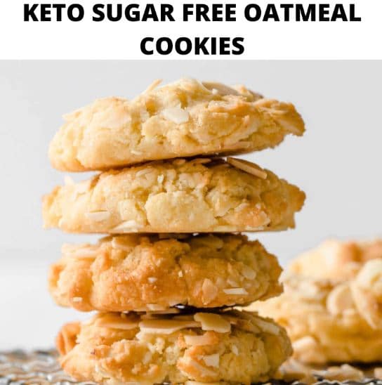 Keto Sugar Free Oatmeal Cookies