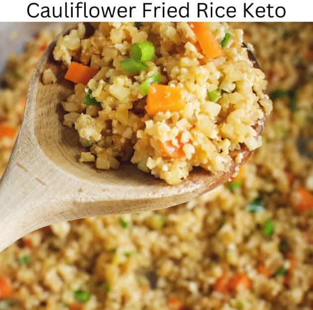 Cauliflower fried Rice Keto