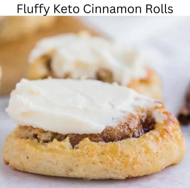 Fluffy Keto Cinnamon Rolls