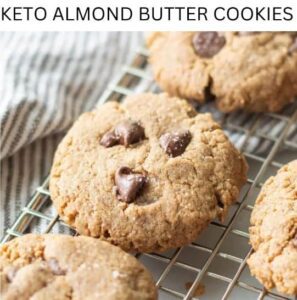 KETO ALMOND BUTTER COOKIES - Keto Recipes