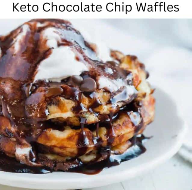 Keto Chocolate Chip Waffles