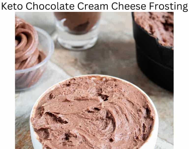 Keto Chocolate Cream Cheese Frosting