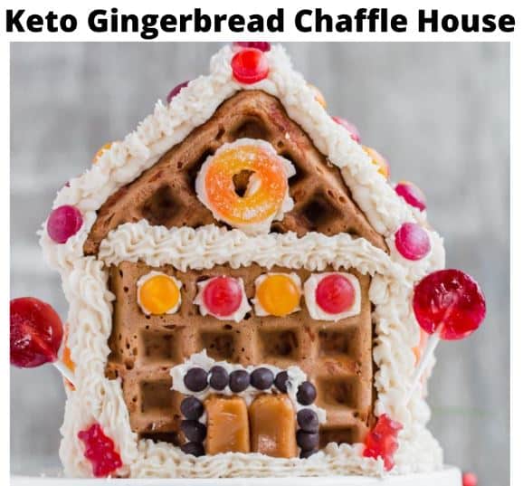 Keto Gingerbread Chaffle House