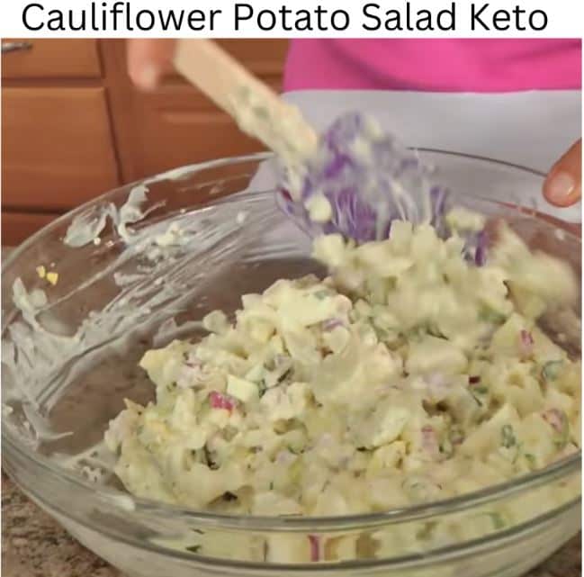 Caulliflower Potato Salad Keto