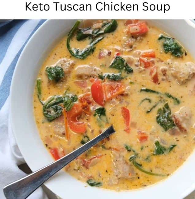 Keto Tuscan Chicken Soup
