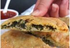 Keto Calzone With Spinach & Cheese