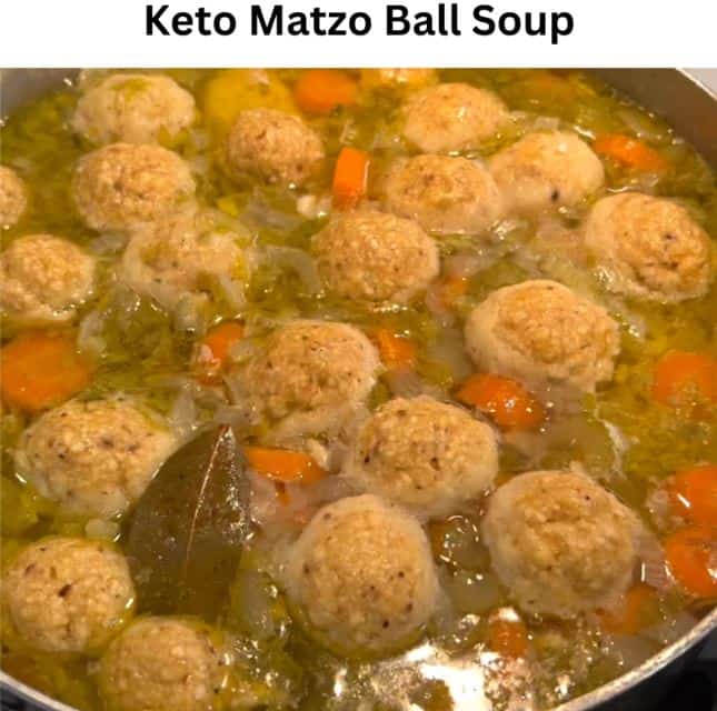 Keto Matzo Ball Soup