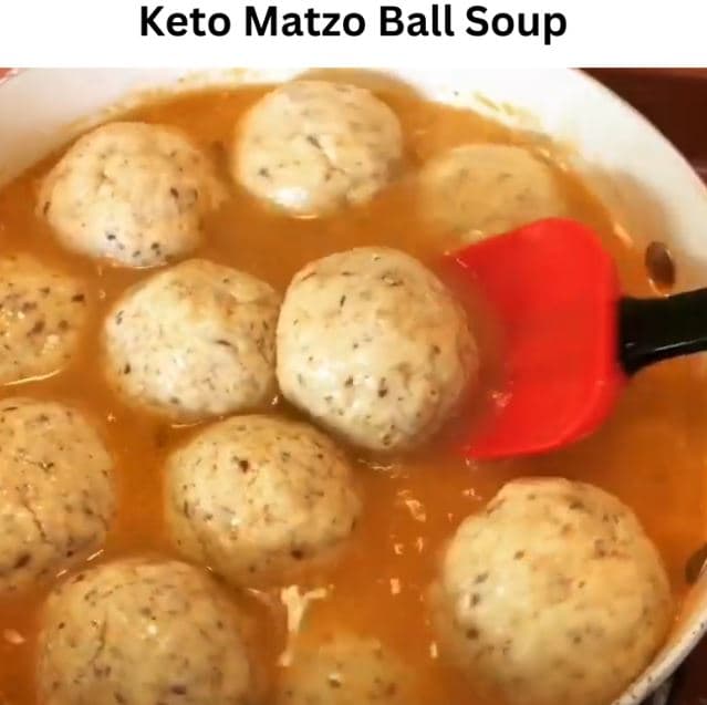 Keto Matzo Ball Soup