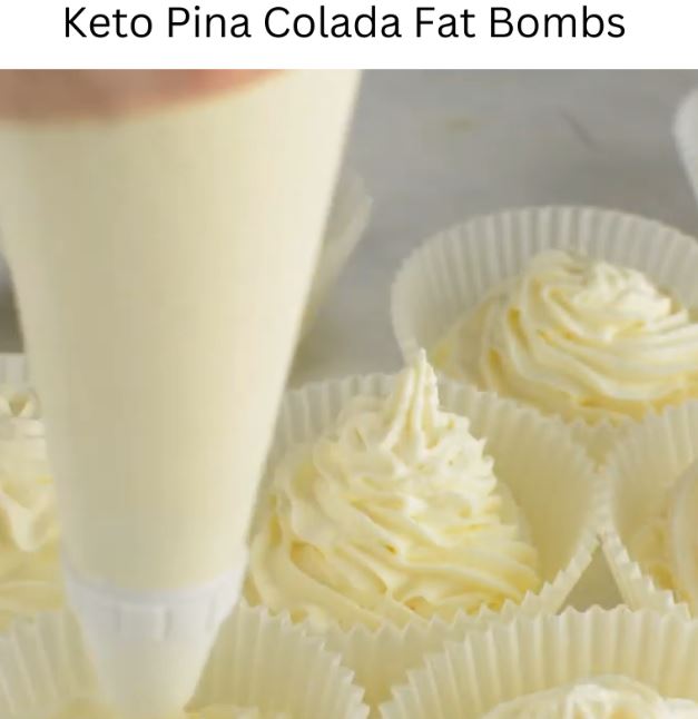 Keto Pina Colada Fat Bombs