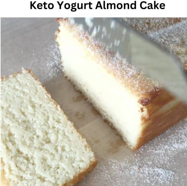 Keto Yogurt Almond Cake