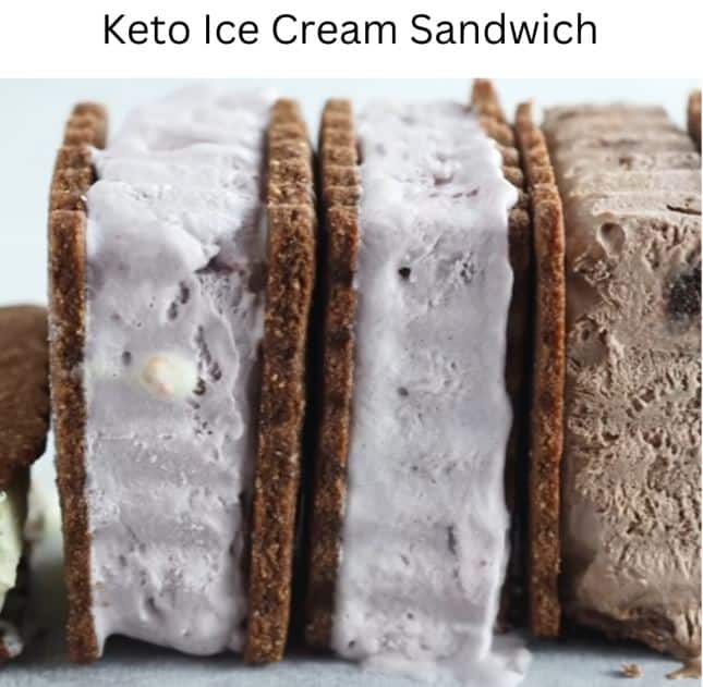 Keto Ice Cream Sandwich