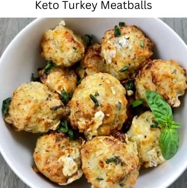Keto Turkey Meatballs
