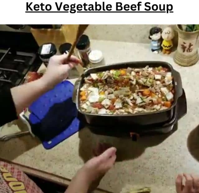 Keto Beef Vegetable Soup