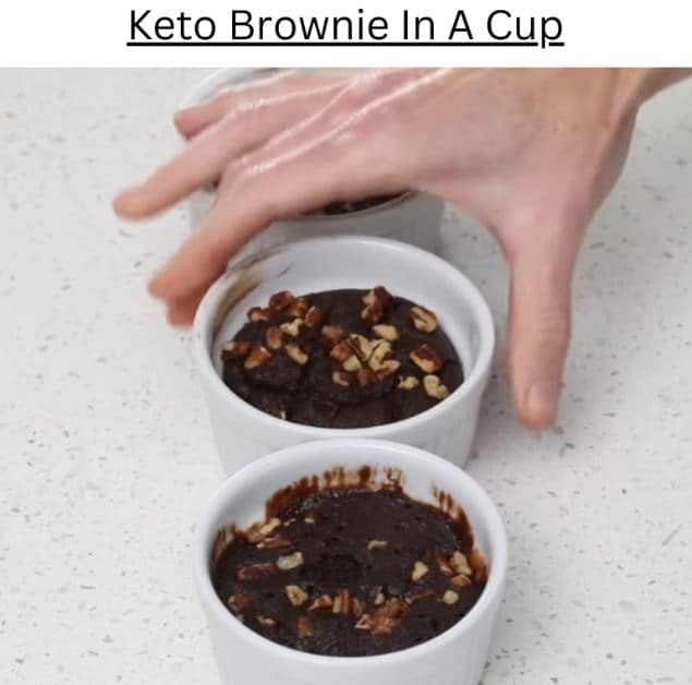 Keto Brownie In A Cup