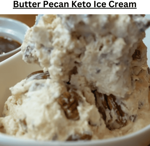 Butter Pecan Keto Ice Cream