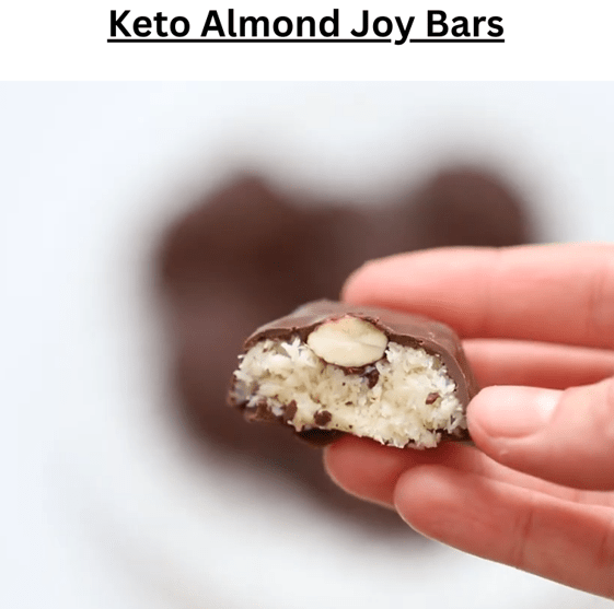 Keto Almond Joy Bars
