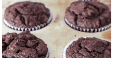 Keto Double Chocolate Chip Muffins