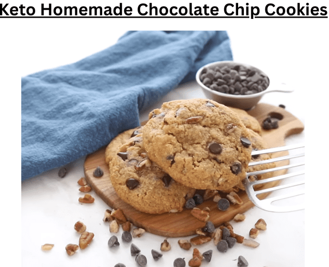 Keto Homemade Chocolate Chips Cookies